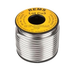 Cuộn dây thiếc 250g 160200, hàn ống đồng REMS Lot Cu 3 160200